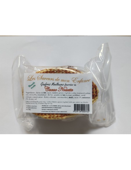 Gaufres "Les Saveurs de mon enfance" au Cacao Noisette 300g